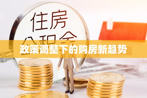 景泰政策调整下的购房新趋势