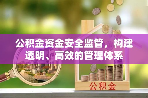 景泰公积金资金安全监管，构建透明、高效的管理体系